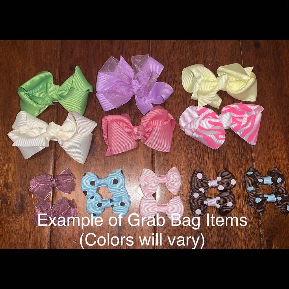 Hair Bow Grab Bag 16pcs